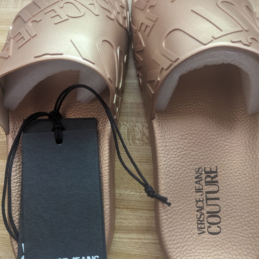Versace Jeans Couture Slides Men Size 8